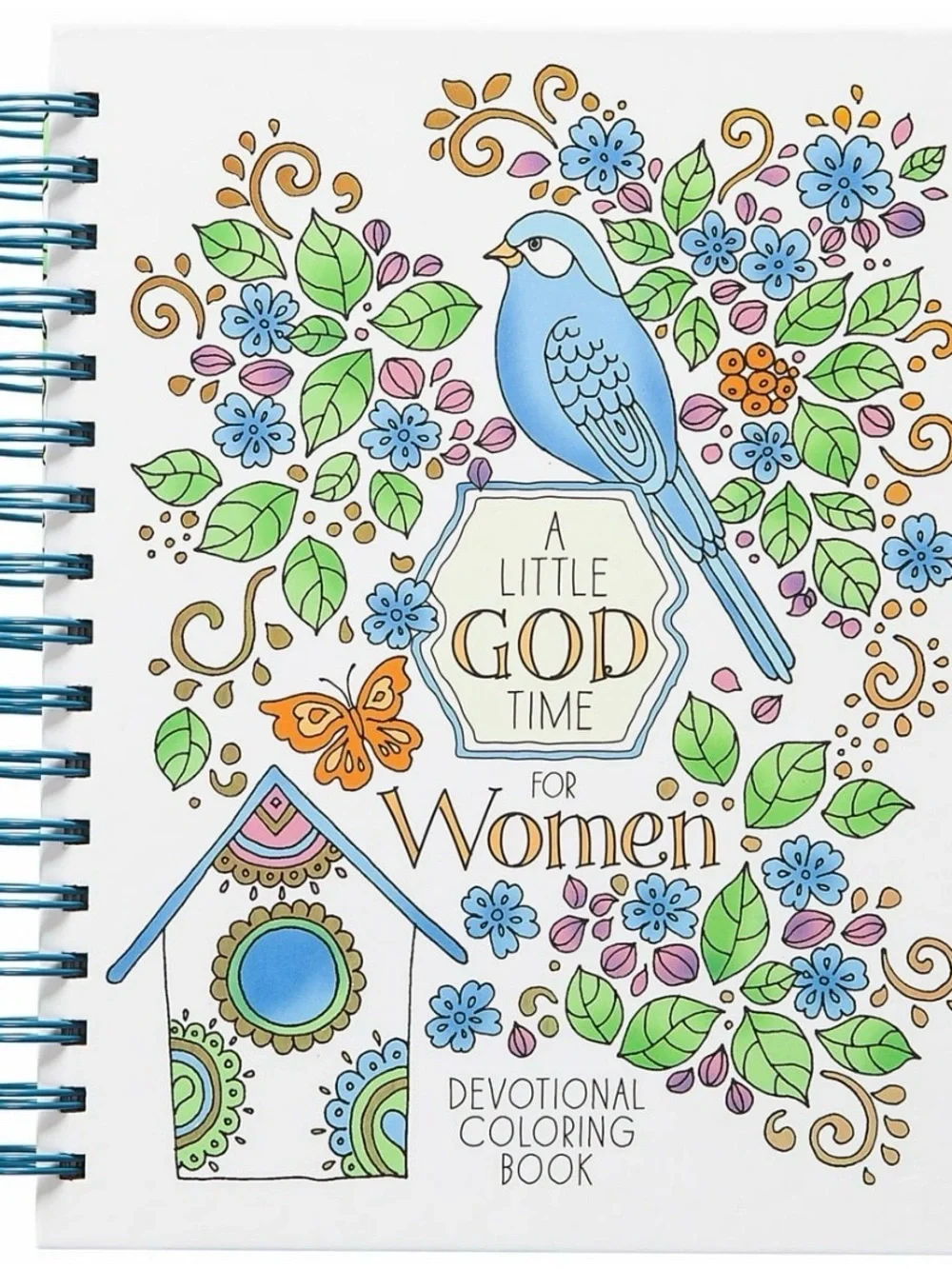 A Little God Time for Women Christian Biblical Devotional Coloring Book